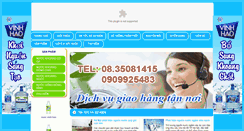 Desktop Screenshot of nuocvinhhao.com
